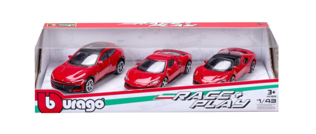 FERRARI BURAGO GIFT SET FERRARI SCALA 1/43